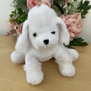 Ganz Lil' Kinz White Poodle Plush (HS014) Rare EUC